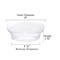 Smarty Had A Party 10 oz Clear Floral Round Disposable Plastic Soup Bowls 240 Bowls, 240PK 721-CASE - alternate 2